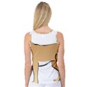 Dog Brown Pet Animal Tail Eskimo Women s Basketball Tank Top View2