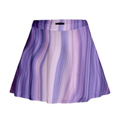 Marbled Ultra Violet Mini Flare Skirt
