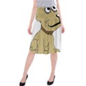 Dog Cute Sitting Puppy Pet Midi Beach Skirt View1