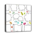 Set Chalk Out Chitchat Scribble Mini Canvas 6  x 6  View1