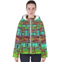 Scratched texture                                    Women s Hooded Puffer Jacket View1