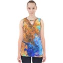 Blue brown  texture                                       Cut Out Tank Top View1
