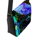Lilac And Lillies 1 Flap Messenger Bag (L)  View2