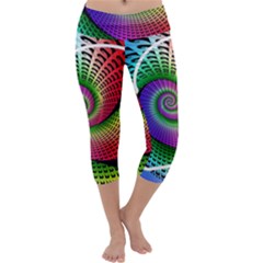 Head Spiral Self Confidence Capri Yoga Leggings