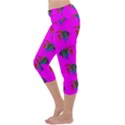 Opposite Way Fish Swimming Capri Yoga Leggings View2