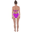 Opposite Way Fish Swimming Tie Back One Piece Swimsuit View2