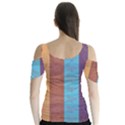 Background Desktop Squares Butterfly Sleeve Cutout Tee  View2