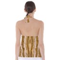 Marble Wall Surface Pattern Babydoll Tankini Top View2