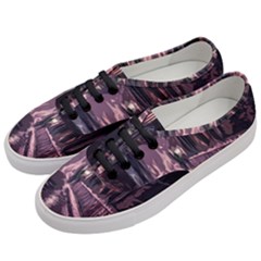 Texture Abstract Background City Women s Classic Low Top Sneakers
