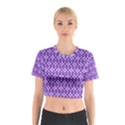 Jess Violet Cotton Crop Top View1