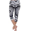 Abstract Pattern Fractal Capri Yoga Leggings View4