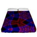 Pattern Abstract Wallpaper Art Fitted Sheet (Queen Size) View1
