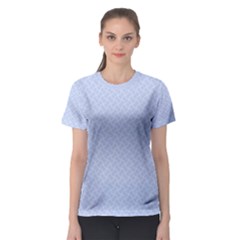 Alice Blue Mini Footpath In English Country Garden  Women s Sport Mesh Tee