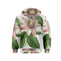 Passion Flower Flower Plant Blossom Kids  Pullover Hoodie View2