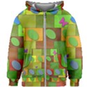 Easter Egg Happy Easter Colorful Kids Zipper Hoodie Without Drawstring View1