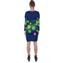 Flower Power Flowers Ornament Asymmetric Cut-Out Shift Dress View2