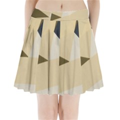 Fabric Textile Texture Abstract Pleated Mini Skirt