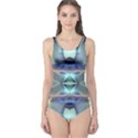 Abstract Glow Kaleidoscopic Light One Piece Swimsuit View1