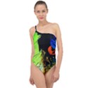 I Wonder 2 Classic One Shoulder Swimsuit View1