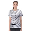 Spiral Eddy Route Symbol Bent Women s Sport Mesh Tee View1