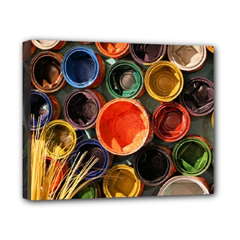 Color Box Colorful Art Artwork Canvas 10  X 8 