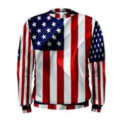 American Usa Flag Vertical Men s Sweatshirt by FunnyCow