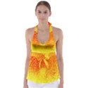 Abstract Explosion Blow Up Circle Babydoll Tankini Top View1