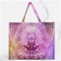 Meditation Spiritual Yoga Zipper Large Tote Bag View1