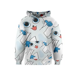 Animal Anthropomorphic Kids  Pullover Hoodie by Sapixe