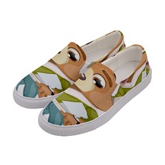 Dog Pet Dressed Point Papers Women s Canvas Slip Ons by Sapixe