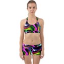 Colorful smoke explosion Back Web Gym Set View1