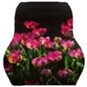 Pink Tulips Dark Background Car Seat Back Cushion  View1