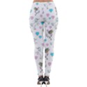 Unicorn, Pegasus and Hearts Lightweight Velour Leggings View2