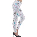 Unicorn, Pegasus and Hearts Lightweight Velour Leggings View4