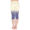 Cloudy Foggy Forest with pine trees Kids  Capri Leggings  View2