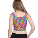 Colorful textured shapes pattern                                      Crop Top View3
