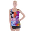 Waves                                   Criss cross Back Tank Top View1