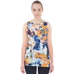 Paint On A White Background                                       Cut Out Tank Top