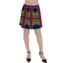 Distorted shapes on a blue background                                       Panel Skirt View1