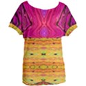 Pink native tropics created by FlipStylez Designs Women s Oversized Tee View1
