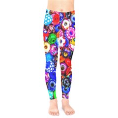 Colorful Beads Kids  Legging by FunnyCow
