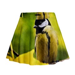 Tomtit Bird Dressed To The Season Mini Flare Skirt