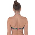 Pink Guitar Halter Bandeau Bikini Top View2