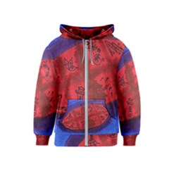 Red Egg Kids  Zipper Hoodie