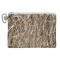 Dry Hay Texture Canvas Cosmetic Bag (xl) by FunnyCow
