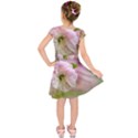 Single Almond Flower Kids  Short Sleeve Dress View2