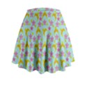 Blue Star Yellow Hats Mini Flare Skirt View2