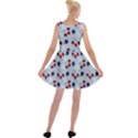 Sky Cherry Velvet Skater Dress View2