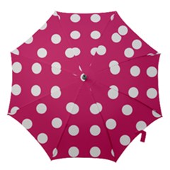 Pink Dot Hook Handle Umbrellas (small) by snowwhitegirl