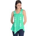 Seafoam Anchors Sleeveless Tunic View1
